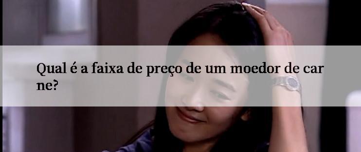 Qual é a faixa de preço de um moedor de carne?