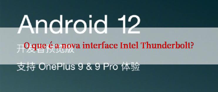 O que é a nova interface Intel Thunderbolt?