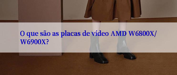 O que são as placas de vídeo AMD W6800X/W6900X?