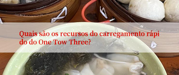 Quais são os recursos do carregamento rápido do One Tow Three?