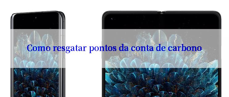 Como resgatar pontos da conta de carbono