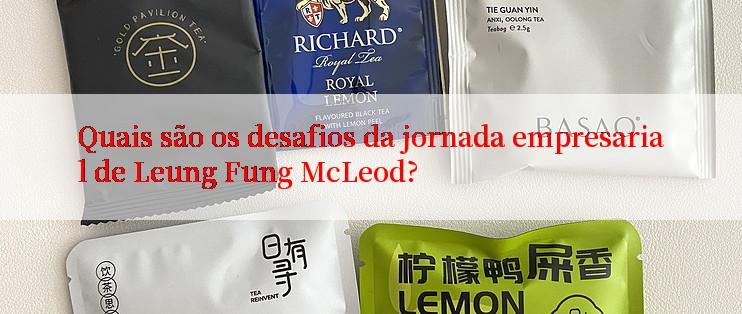 Quais são os desafios da jornada empresarial de Leung Fung McLeod?