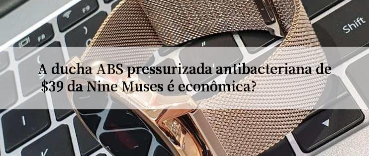 A ducha ABS pressurizada antibacteriana de $39 da Nine Muses é econômica?