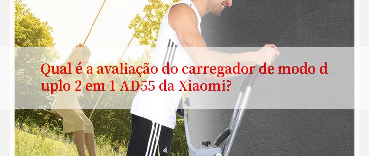 Qual é a avaliação do carregador de modo duplo 2 em 1 AD55 da Xiaomi?