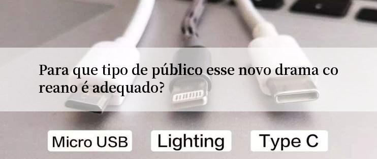 Para que tipo de público esse novo drama coreano é adequado?