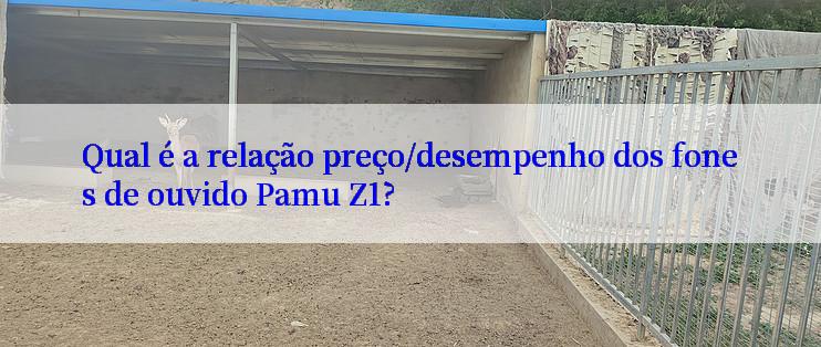 Qual é a relação preço/desempenho dos fones de ouvido Pamu Z1?