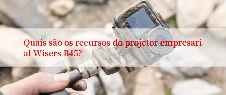 Quais são os recursos do projetor empresarial Wisers B45?