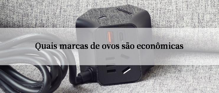 Quais marcas de ovos são econômicas