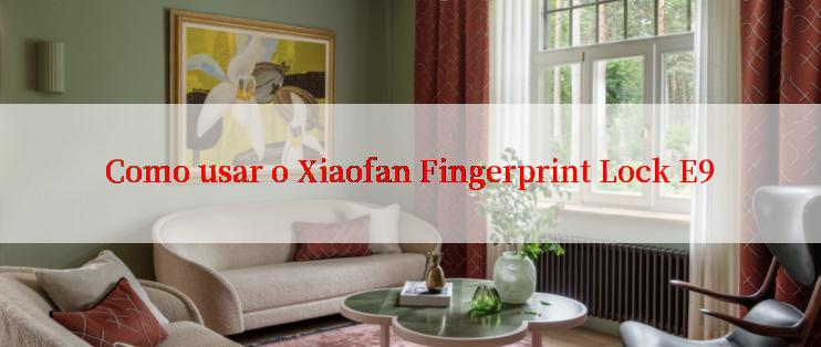 Como usar o Xiaofan Fingerprint Lock E9