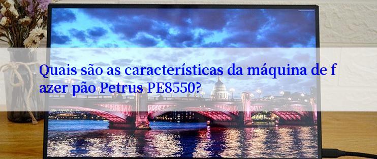 Quais são as características da máquina de fazer pão Petrus PE8550?