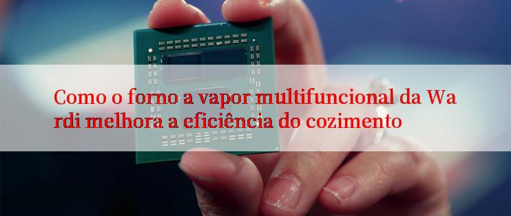 Como o forno a vapor multifuncional da Wardi melhora a eficiência do cozimento