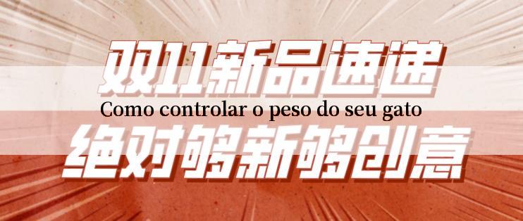 Como controlar o peso do seu gato