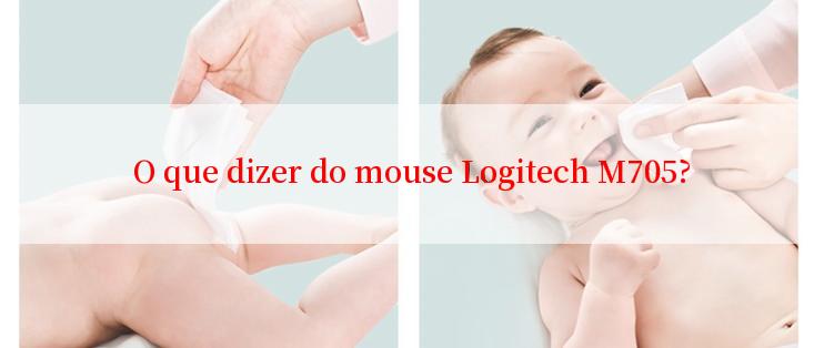 O que dizer do mouse Logitech M705?