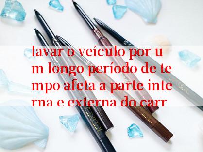 Como o fato de não lavar o veículo por um longo período de tempo afeta a parte interna e externa do carro