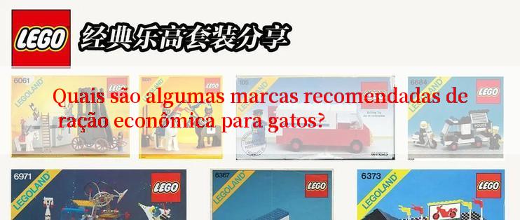 Quais são algumas marcas recomendadas de ração econômica para gatos?