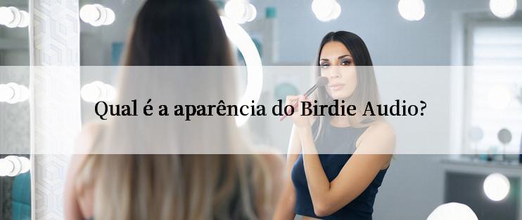 Qual é a aparência do Birdie Audio?