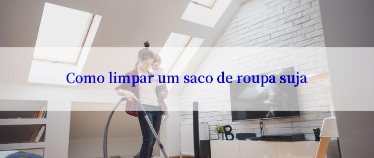 Como limpar um saco de roupa suja