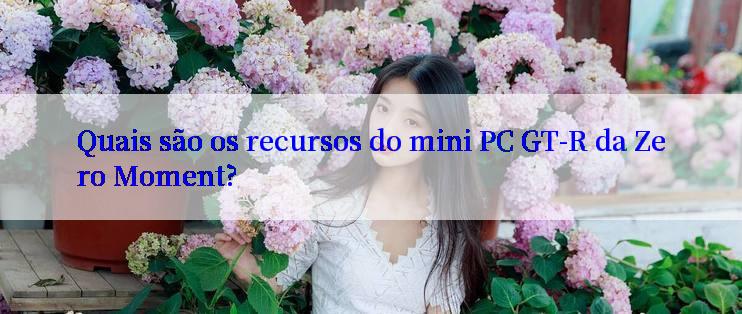 Quais são os recursos do mini PC GT-R da Zero Moment?