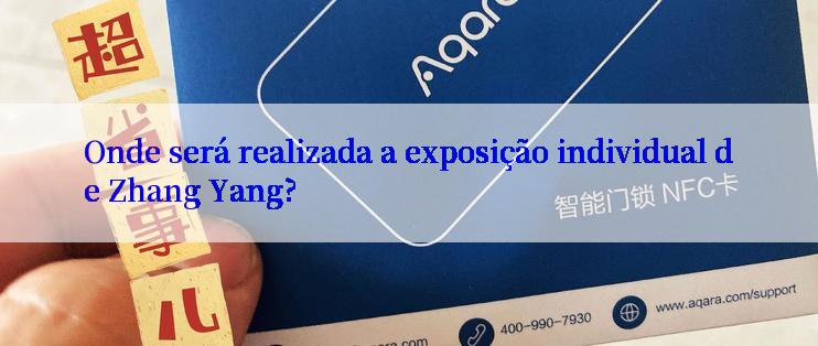 Onde será realizada a exposição individual de Zhang Yang?